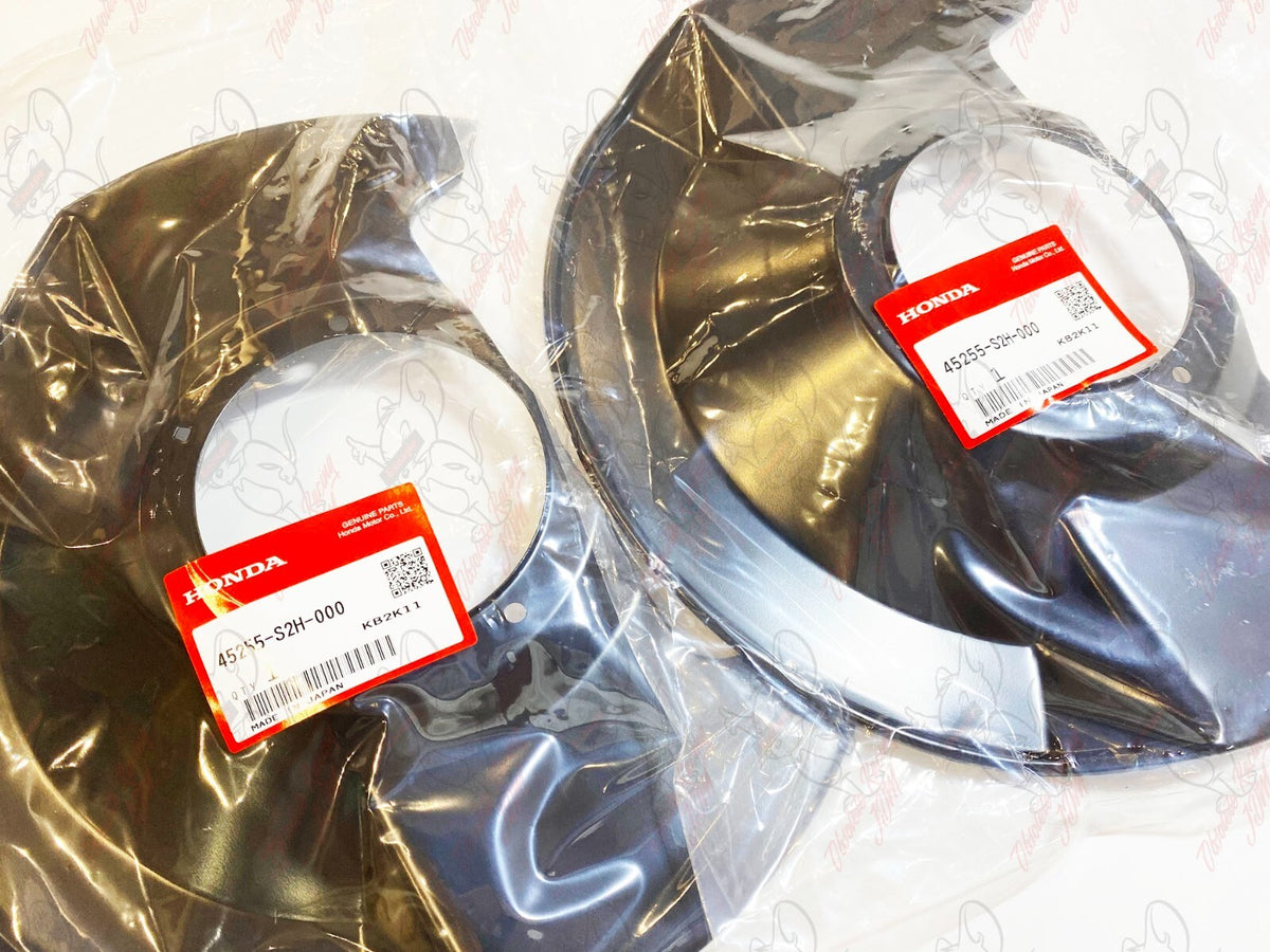 HONDA INTEGRA Spec DC2 Type-R 98-01 GENUINE Front Brake Splash Guard Set OEM 5
