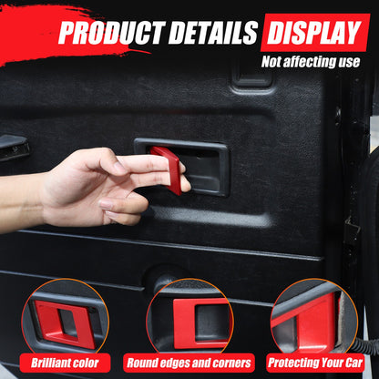 Replacement Red Steel Interior Door Handle For LR Defender L316 2004-2018 9