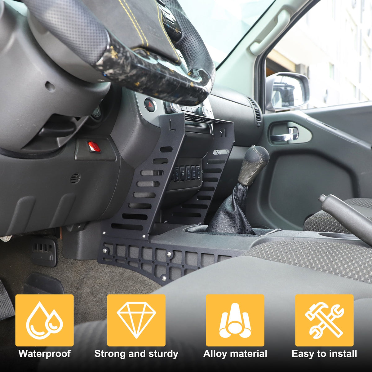 Center Console Multi-Function Expansion Platform For Nissan Frontier 2009-2017 3