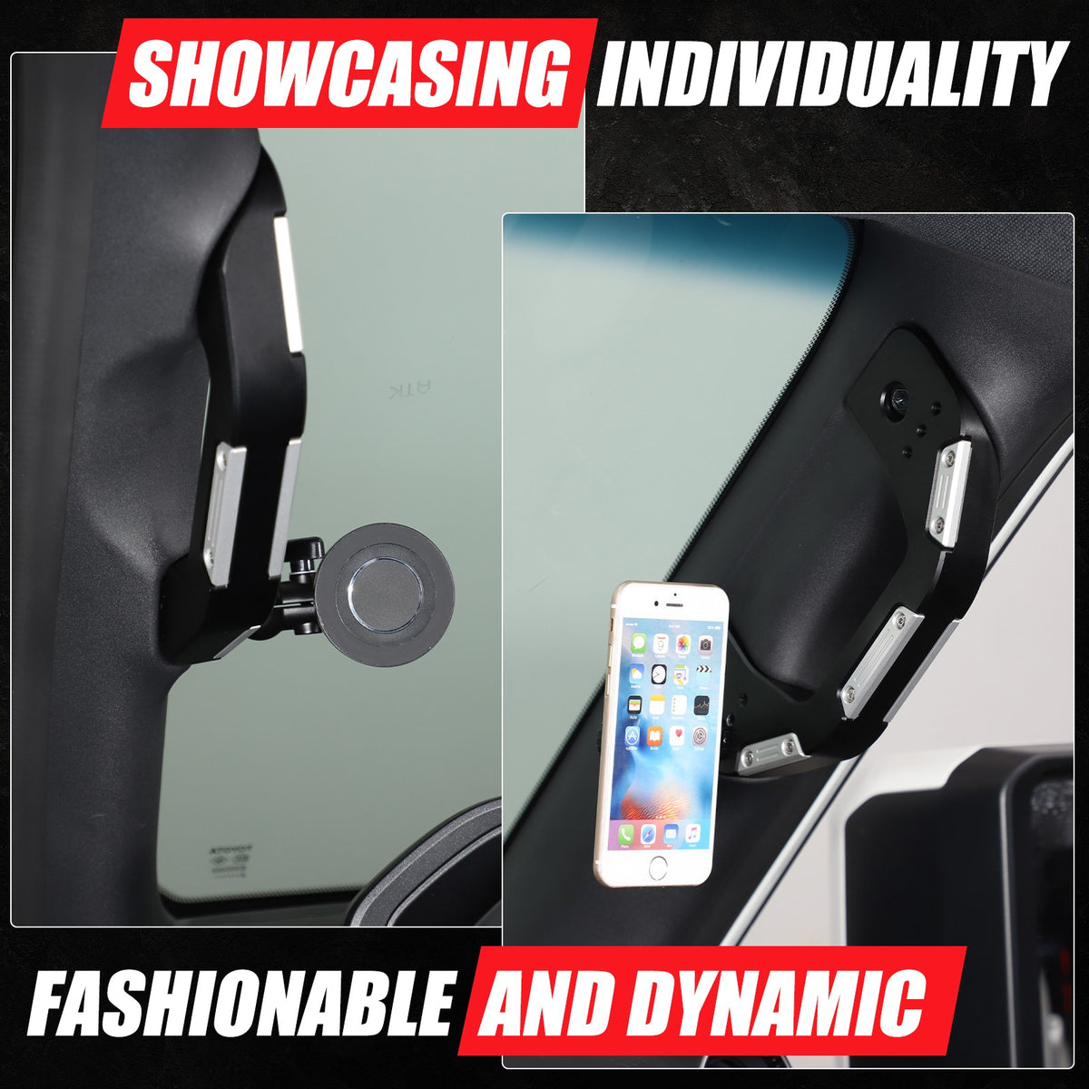 Replacement Aluminum Alloy A-Pillar Grab Handle For Toyota LC250 Prado 2024+ 5
