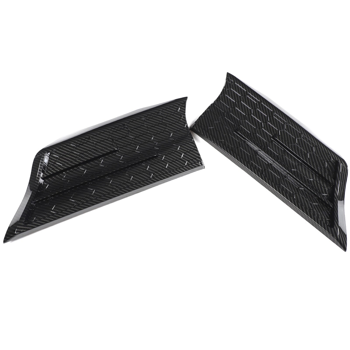 Carbon Fiber Style Fender Upper Decor Cover Trim For Toyota Tundra 2022+ 20