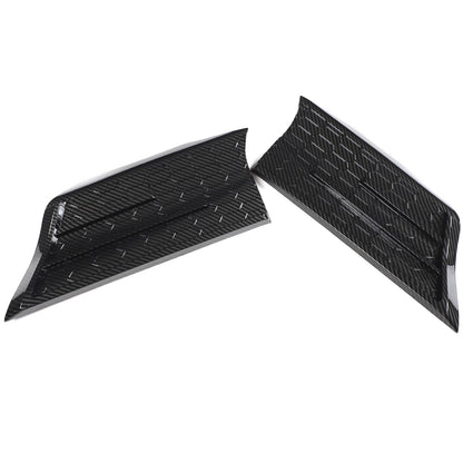 Carbon Fiber Style Fender Upper Decor Cover Trim For Toyota Tundra 2022+ 20