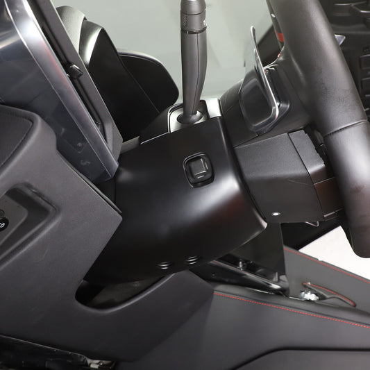 Matte Black Steering Wheel Base Frame Trim Cover Fit For Corvette C8 2020-2026 1