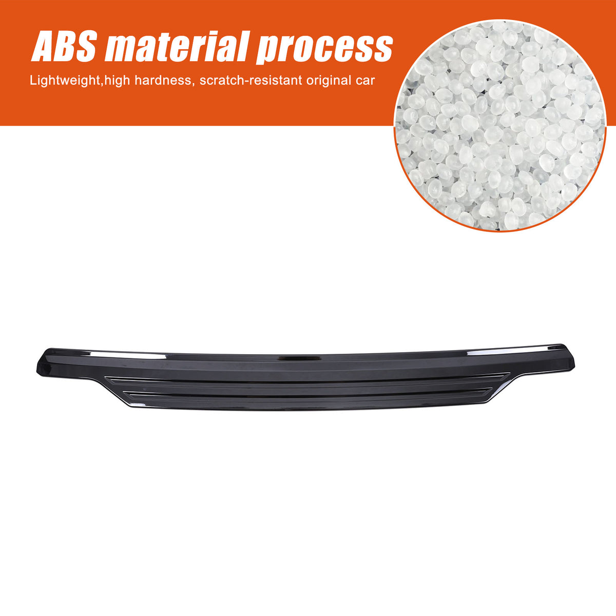 Glossy Black Molding Tailgate Liftgate Trim For Toyota Land Cruise LC250 24+ US 15