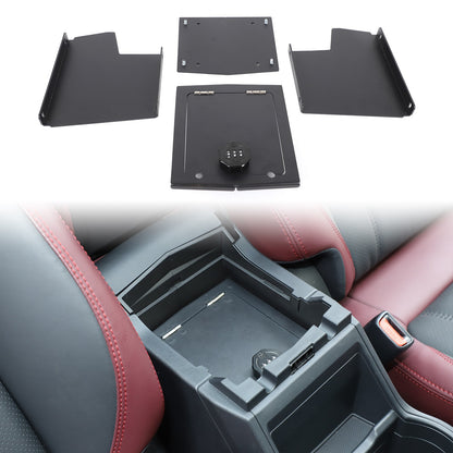 Alloy Center Console Safe GUN Storage Lock Box Tray For Subaru Forester SK 19-24 2