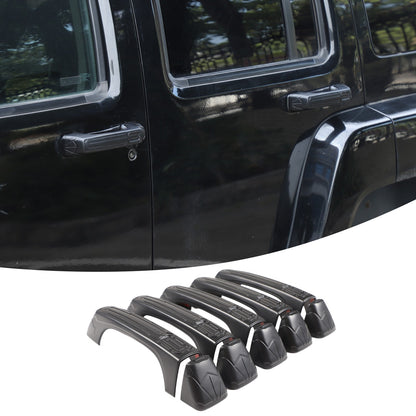 Mecha Matte Black ABS Door + Tailgate Handle Cover Trim For Hummer H3 2005-2009 15