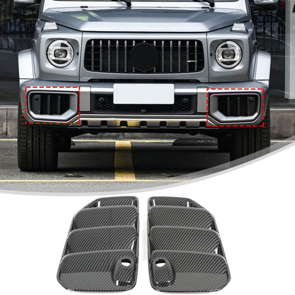 Carbon ABS Front Bumper Side Air Intake Grille Trim For Benz G-Class G63 25+ US 7