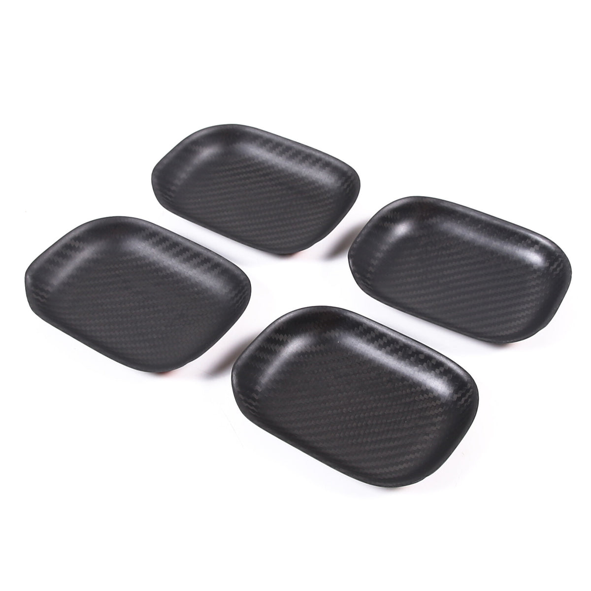 Matte Carbon Fiber Exterior Door Bowl Trim Cover For Mercedes G Class 2004-2018 5