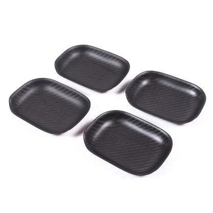 Matte Carbon Fiber Exterior Door Bowl Trim Cover For Mercedes G Class 2004-2018 5