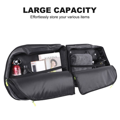 Carbon Pattern Tailgate Window Storage Bag For Land Rover Defender L663 2020+ 23