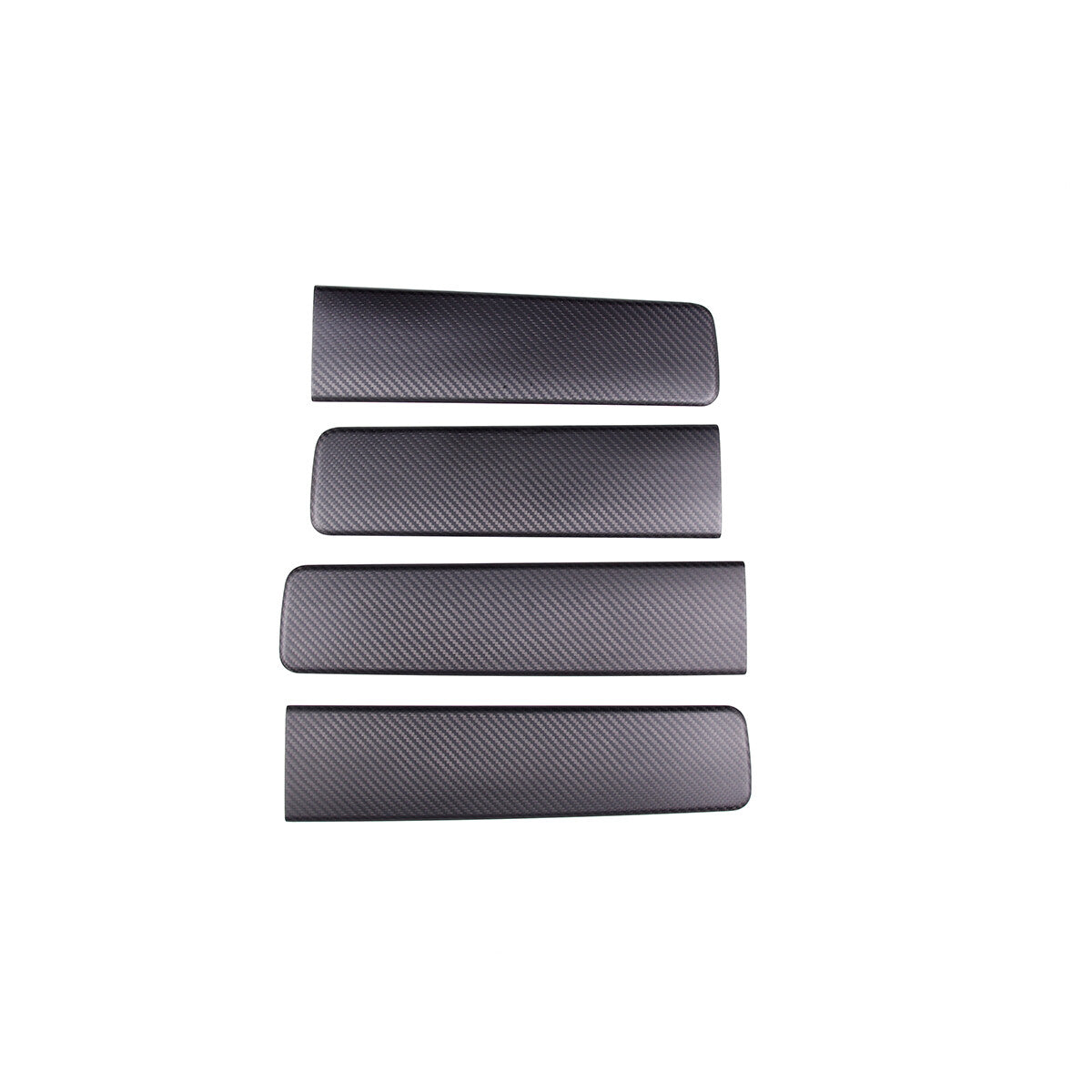 Matte Black Inner Door Panel Strip Trim Cover For Benz G-Class W463 2019-20 10