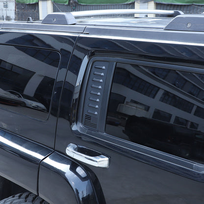 Alloy Rear Door Window Honeycomb Pillar Post Cover Trim For Hummer H3 2005-09 US 10