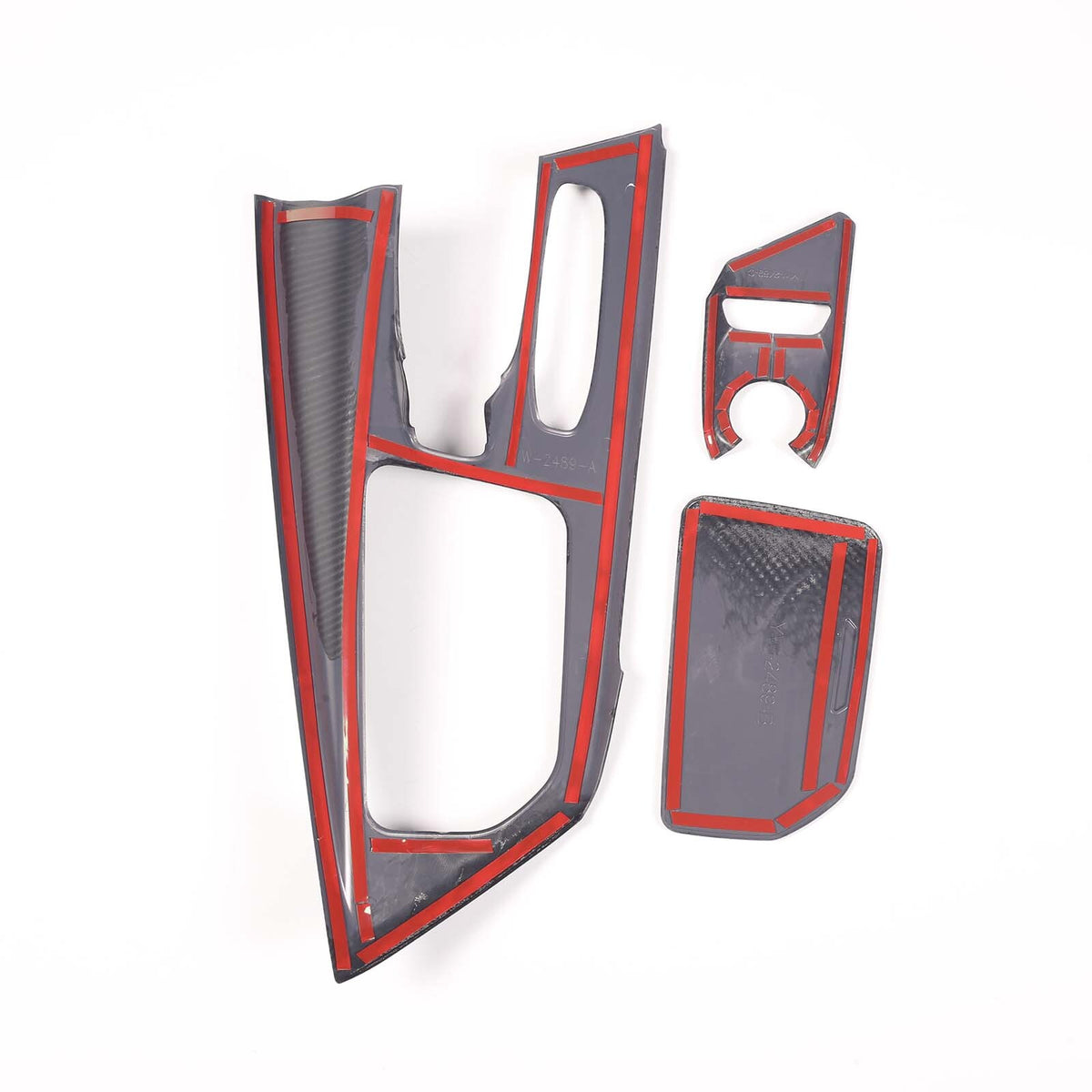 Carbon Fiber ABS Center Console Dashboard Panel Trim Kit For Corvette C8 20-25 16