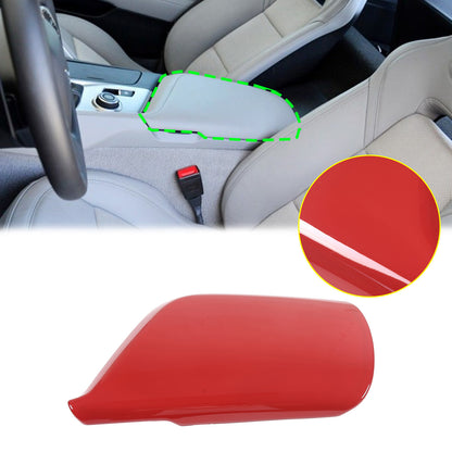 Red ABS Center Console Armrest Box Cover Trim For Corvette C7 2014-19 5