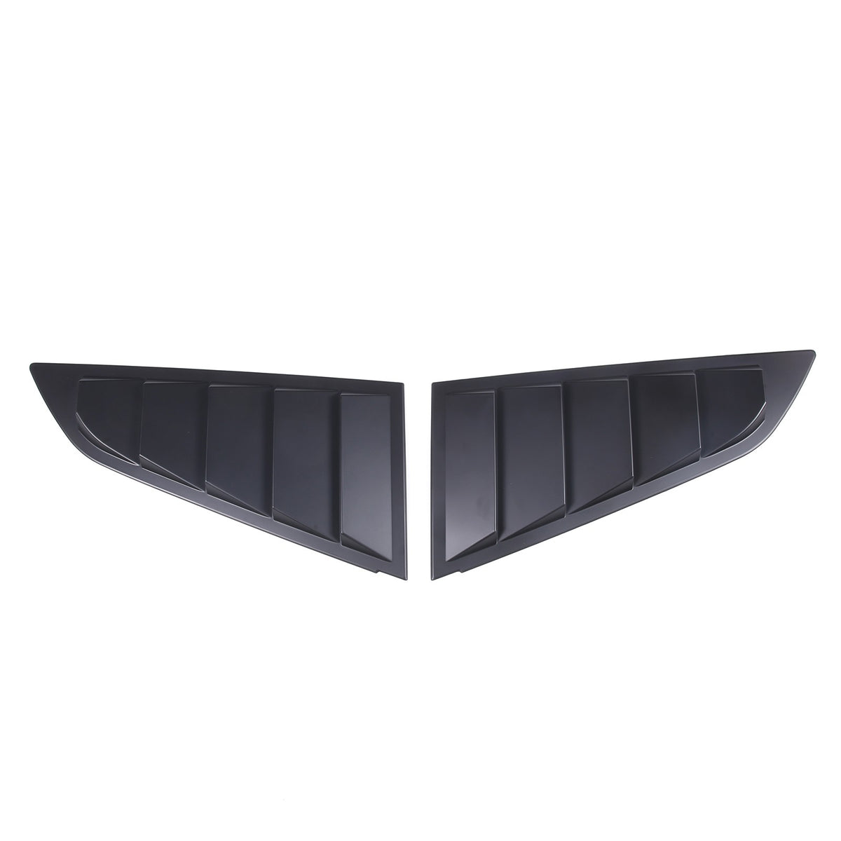 ABS Matte Black Rear Side Window Louver Shutter Trim For Corvette C7 2014-2019 8