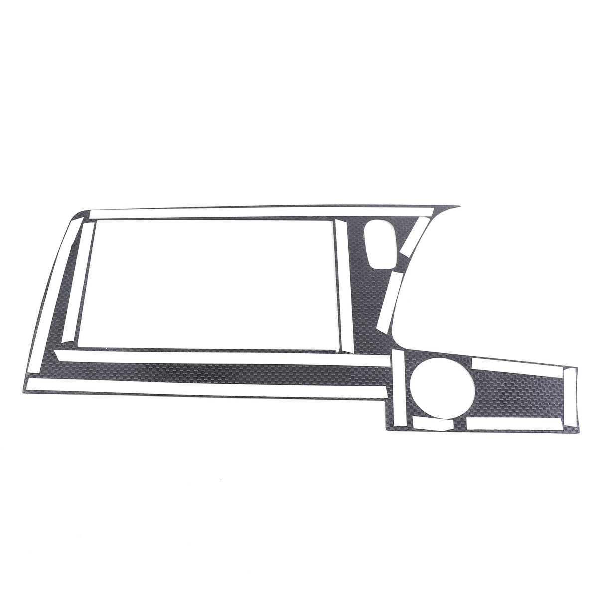 Real Carbon Fiber Dashboard Navigation Srceen Frame Trim For Corvette C8 2020-25 12