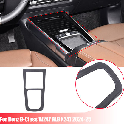 Oak Wood Grain Center Console Panel Trim For Benz B-Class W247 GLB X247 2024-25 1