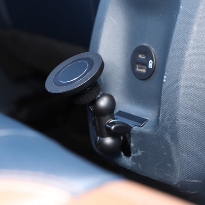 Magnetic Rear Seat Extendable Phone Mount Bracket For Ford Maverick 2022+ US 14