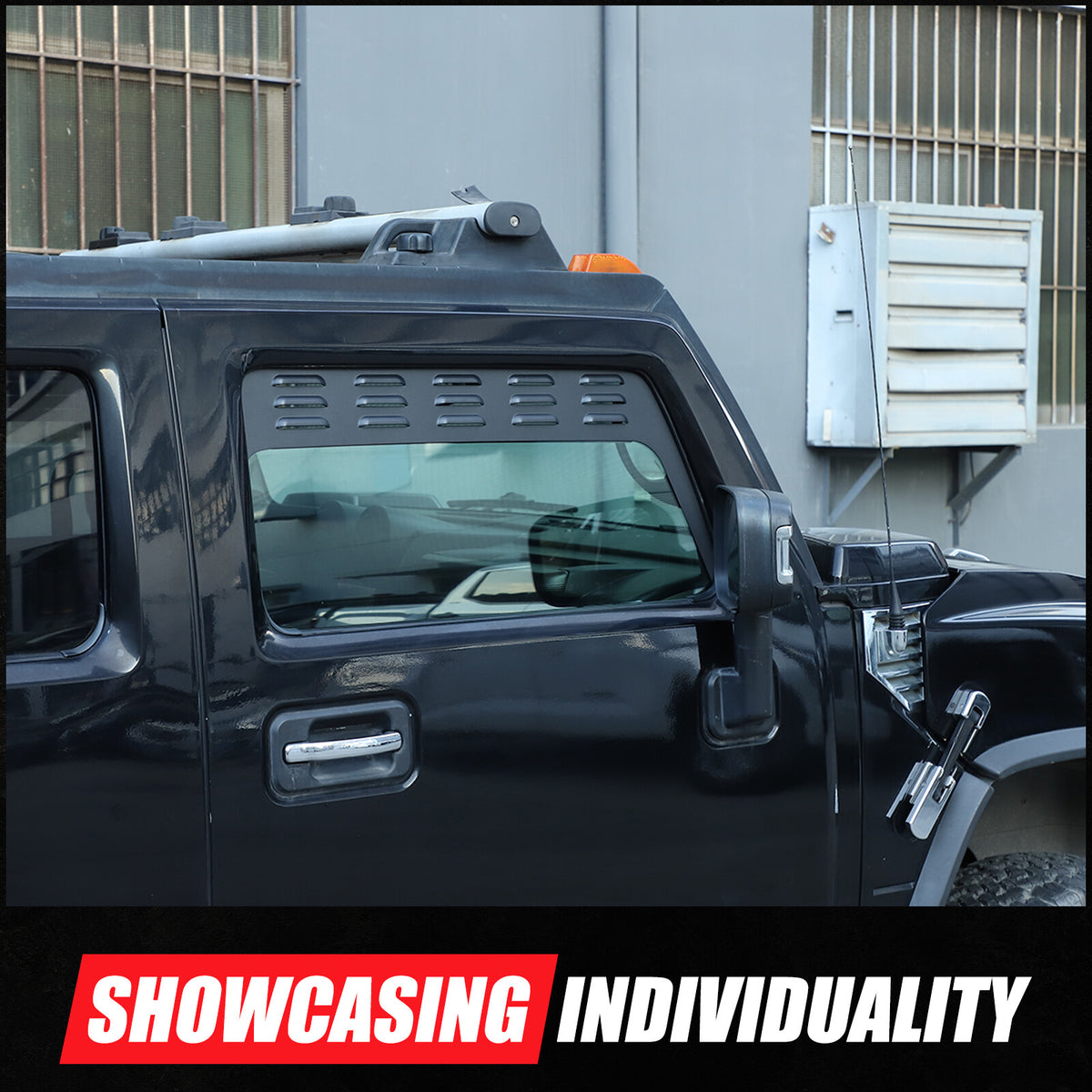 Front Door Window Louver Air Vent Panel Trim Cover For Hummer H2 2003-2009 19
