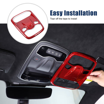 Red Real Carbon Fiber Interior Exterior Conosle Trim Cover For Lotus EMIRA 21-25 121
