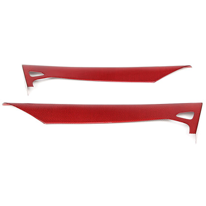 Red Real Carbon Fiber Full Interior Set Decor Trim Kit for Corvette C8 20-25 - Styles 41-45 70