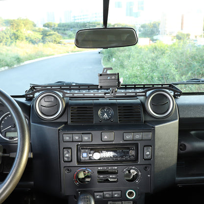Front Dashboard Tray Storage Box with Phone holder For Land Rover Defender 04-19 5