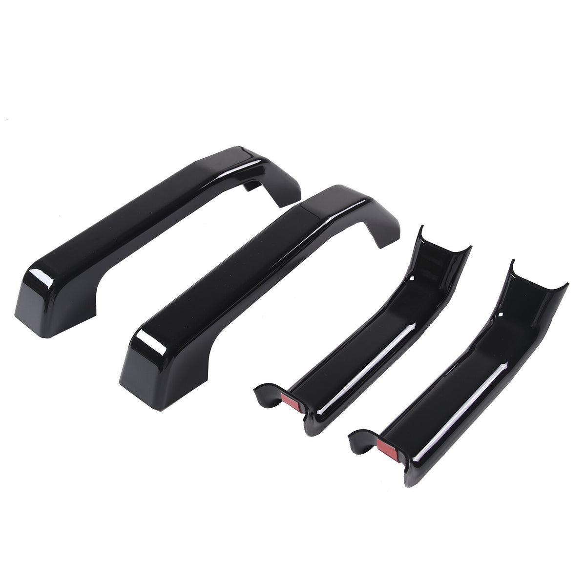Glossy Piano Black Front Bumper Exterior Trim Cover Set For Hummer H2 2003-2009 - Styles 1-5 59