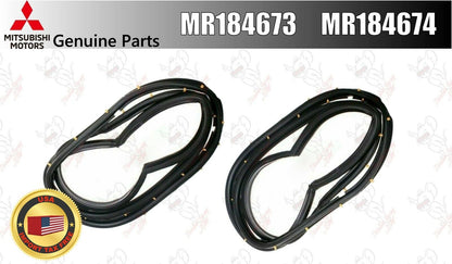MITSUBISHI Genuine Lancer EVO5 EVO6 CP9A Front Door Weatherstrip RH & LH Set 1