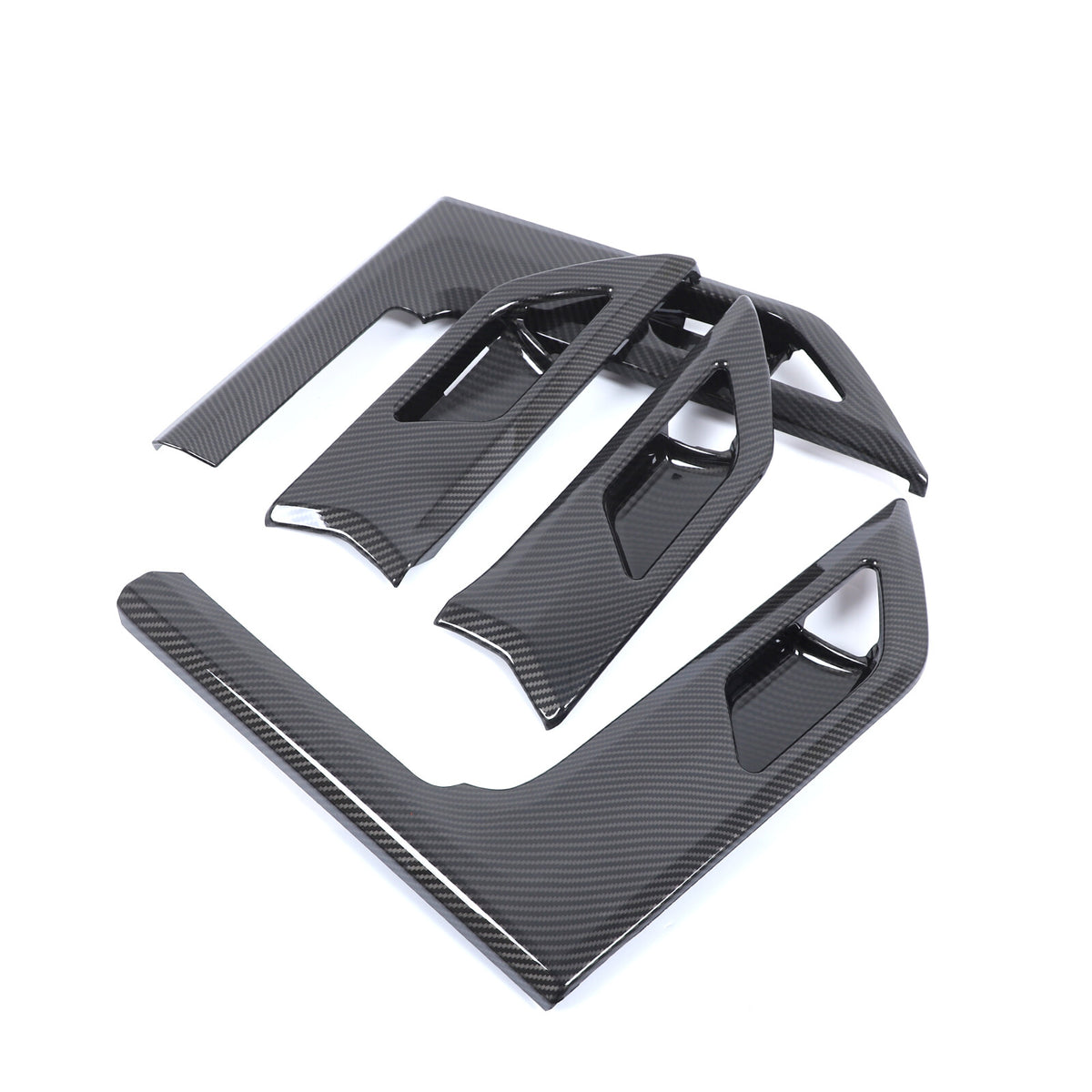 ABS Carbon Fiber Interior Door Bowl Panel Trim Cover For Lexus GX550 2025+ 15