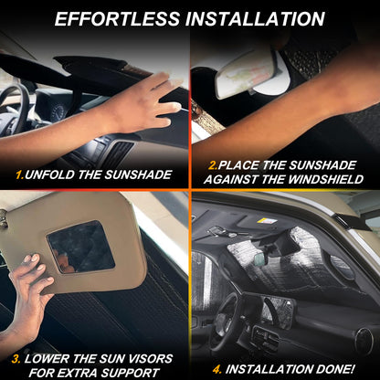 Car Full Window Sunshade Cover Shade Sun For Toyota Land Cruiser LC250 24+ US 12