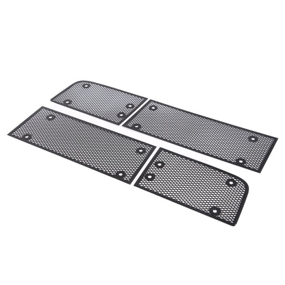 Front Grille Guard Side Vent Intake Mesh Grille Insert For Corvette C6 2005-13 16