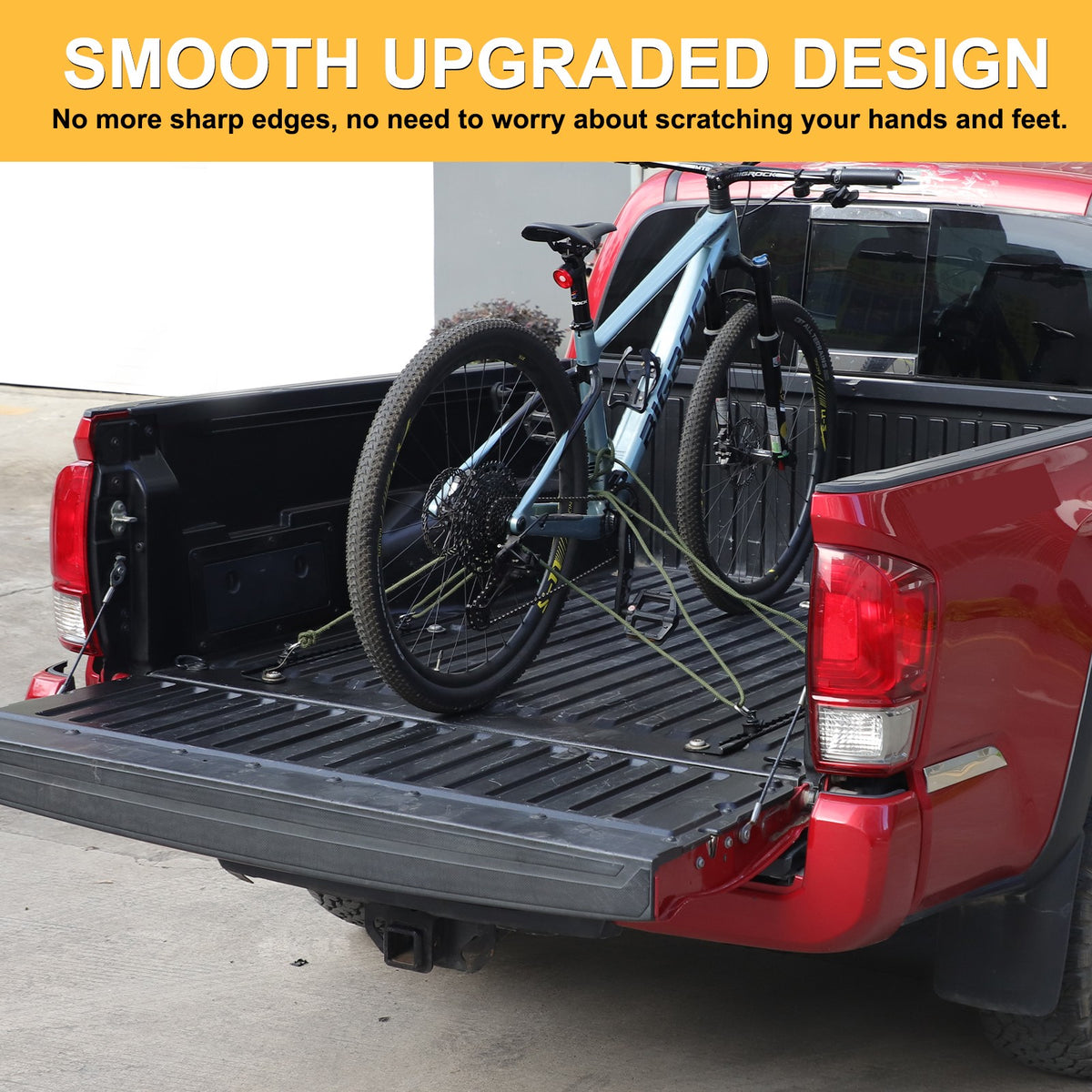 Carbon Steel Bed Side Extension Slot Trim For Toyota Tacoma 2016-2022 18