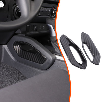 Carbon Fiber ABS Center Console Side Armrest Trim For Nissan Frontier 2022+ 10