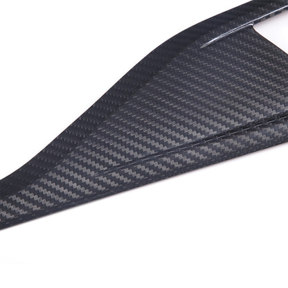 Real Carbon Fiber Door Handle Panel Trim Strip For BMW 8 Series 4-Door 2019-2022 7