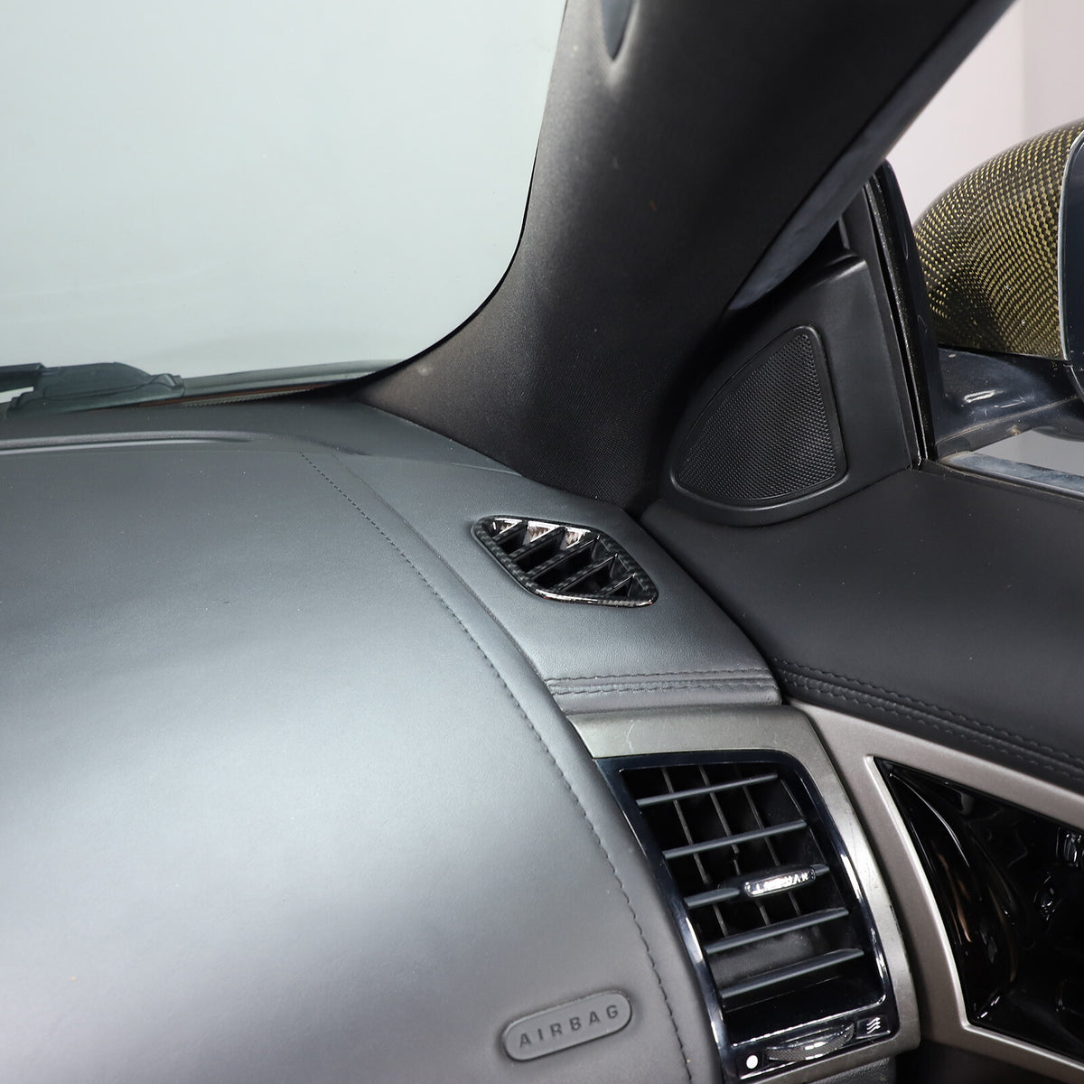 ABS Carbon Fiber Interior Full Set Cover Trim Kit For Jaguar F-type X152 2013-25 - Styles 1-5 19