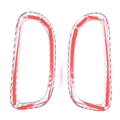 Red Carbon Fiber Interior A-pillar Speaker Frame Trim For Corvette C6 2005-2013 7