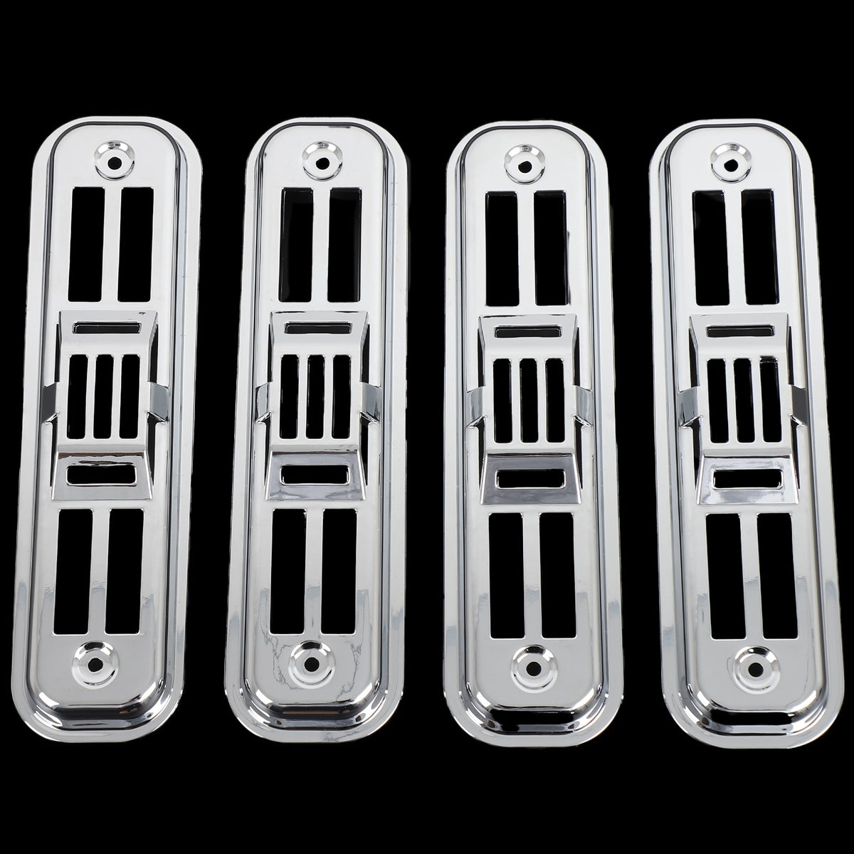 Silver Chrome Exterior Door Handle Mirror Hood Vent Trim Kit For Hummer H2 03-09 124