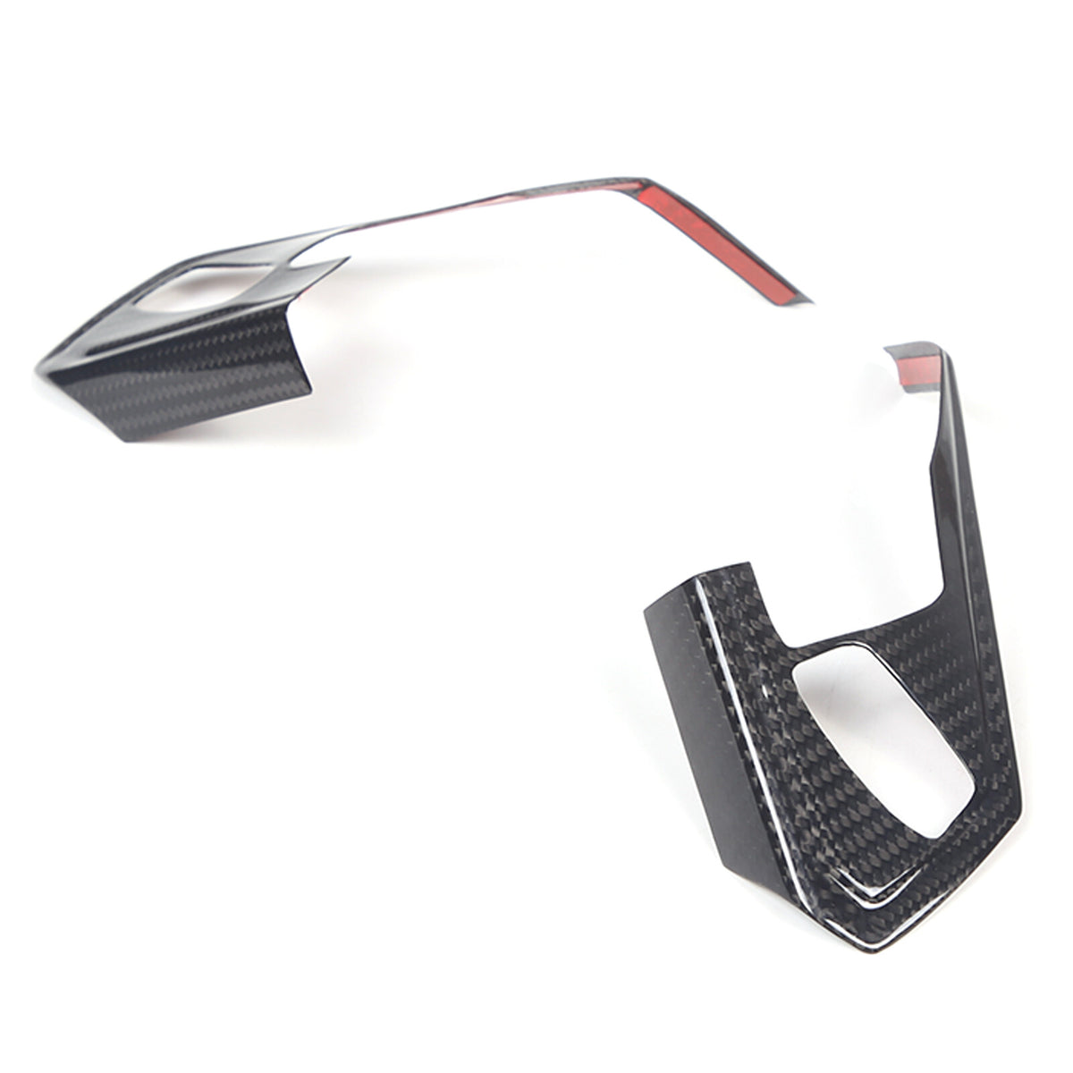 Real Carbon Fiber Steering Wheel Button Trim Cover For Corvette C8 2020-2026 - Variants 1-5 10
