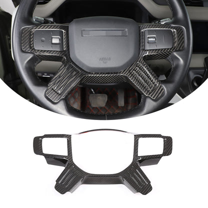 Real Dry Carbon Fiber Full Interior Trim Set For LR Defender 90 110 L663 20-23 5
