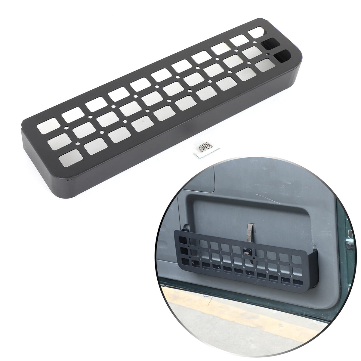 Aluminum Alloy Tailgate Storage Molle Panel For Toyota Prado FJ120 03-09 20