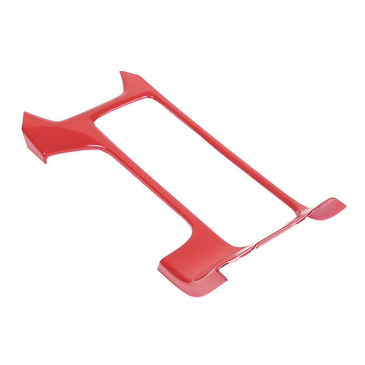 Red ABS Center Console Gear Shift Cup Holder Trim for Subaru WRX VB MT 2022-24 8