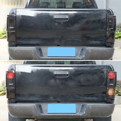 Smoked Black Rear Tail Light Guard Cover Trim For Ford Ranger T7 T8 2015-2022 US 5