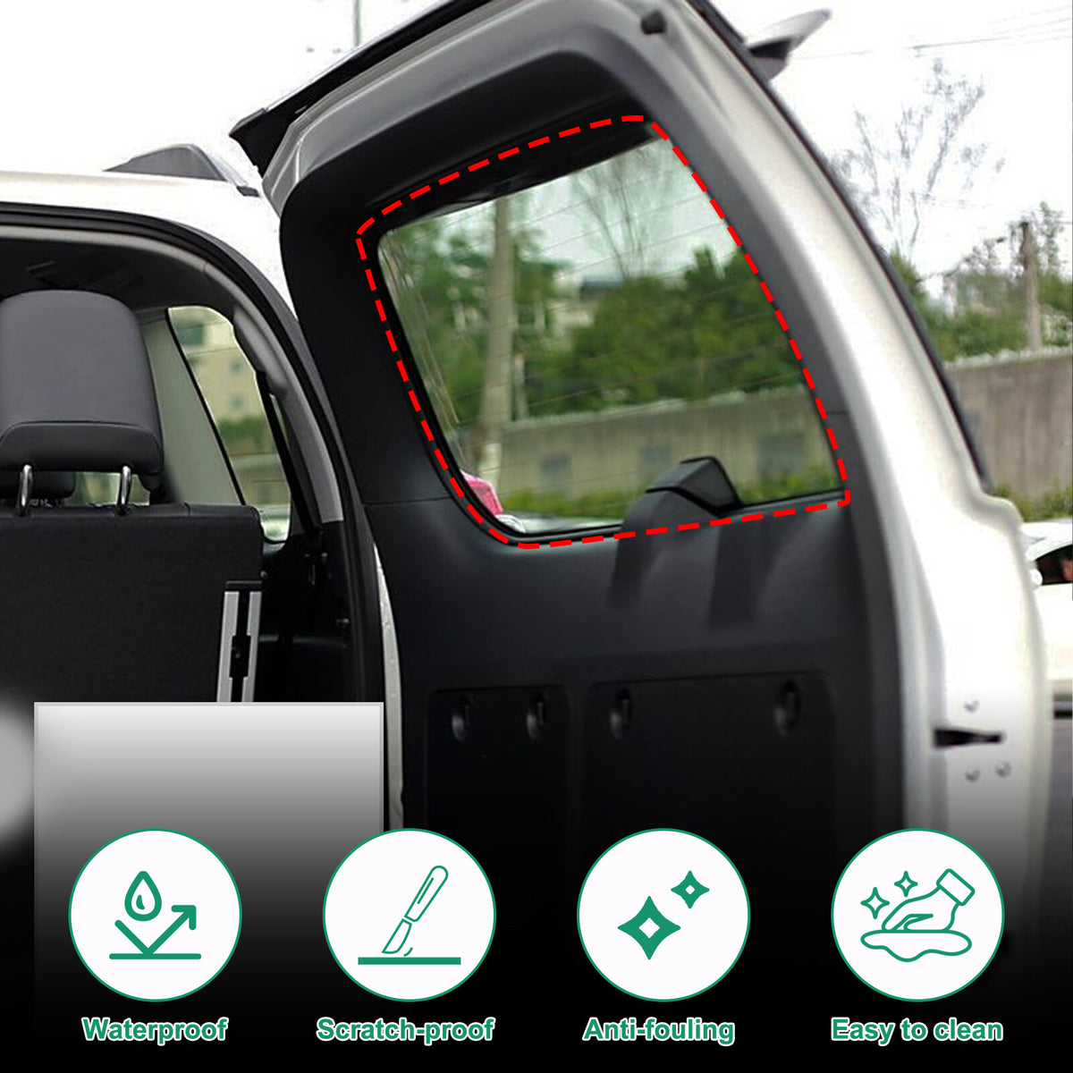 Tailgate Rear Trunk Storage Bag For Toyota Land Cruiser Prado LC/FJ150 10-17 8