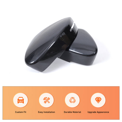 Carbon Fiber ABS Exterior Mirror Cover Trim For Acura MDX 2022-2024 18