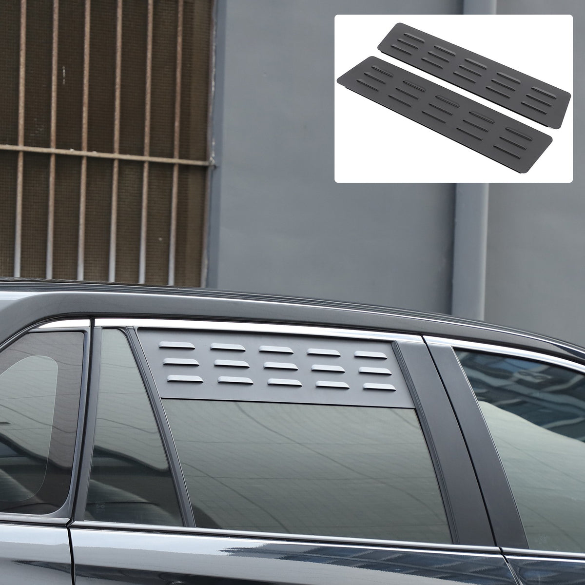 Rear Door Window Louver Air Vent Panel Trim Cover For Toyota RAV4 2020-2024 US 7