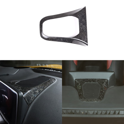 Forged Real Carbon Fiber Dashboard Speaker Trim Cover For Toyota Supra A90 2019+ 9