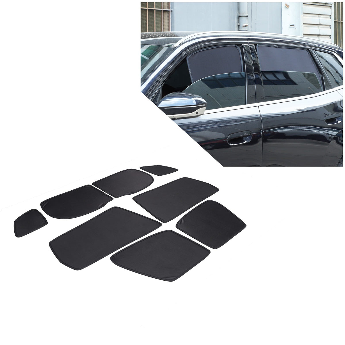 Full Window Mesh Screen Sun Shade Cover Net For BMW X3 G45 2025 2