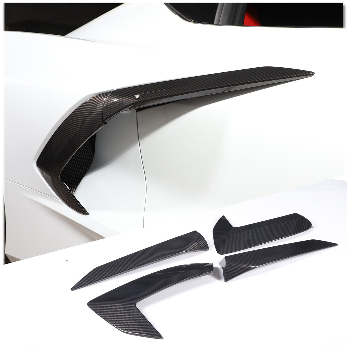 Car Exterior Decoration Cover Trim Kit Accessories For Corvette C8 Convertible - Styles 6-10 16