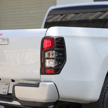 Matte Black Tail Lamp Lights Cover For Mitsubishi L200 Triton MR 2019-23 10