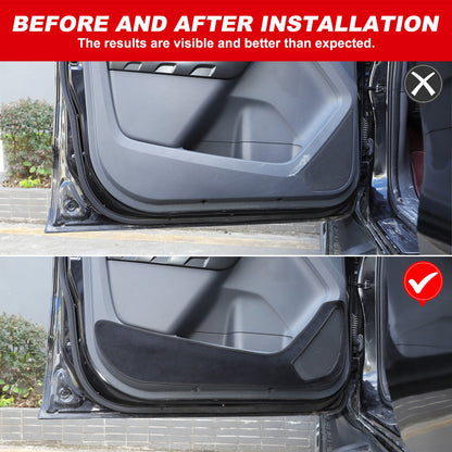 Door Side Anti-Kick Anti-Dirty Guard Cover Trim For Ford Ranger T7 T8 2015-2021 21